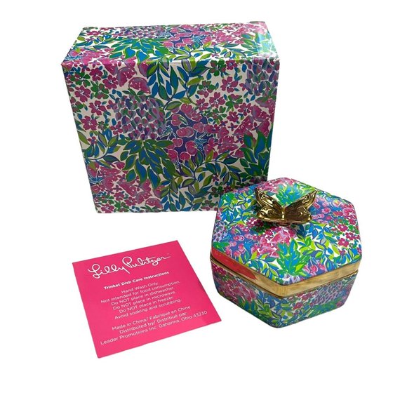 Lilly Pulitzer Other - NIB Lilly Pulitzer A Cherry On Top Trinket Dish Style 012693 Butterfly